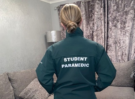 Former Merton College student Jodie Barnes is studying Paramedic Science at University of Greenwich