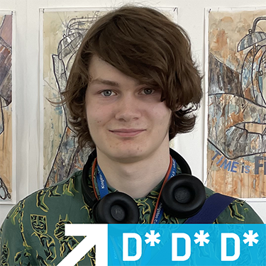 Triple Distinction* for talented artist and BTEC Art & Design student, William, who has accepted a place at Kingston University to study BA (Hons) Illustration Animation